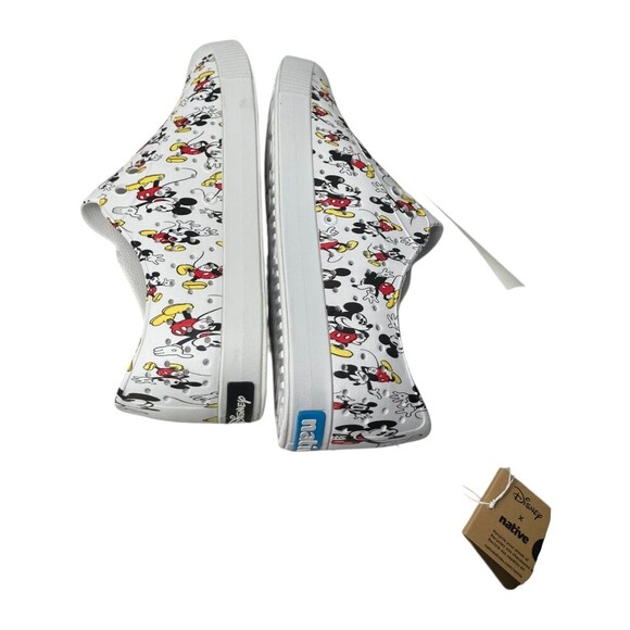 Native Shoes Men\'s Size 10 Women\'s 12 White Jefferson Print Mickey Mouse Disney main image 7